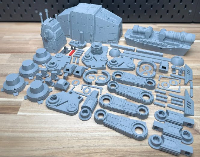 3D Printed AT-AT Model Kit – Fully Articulating (30cm Tall)