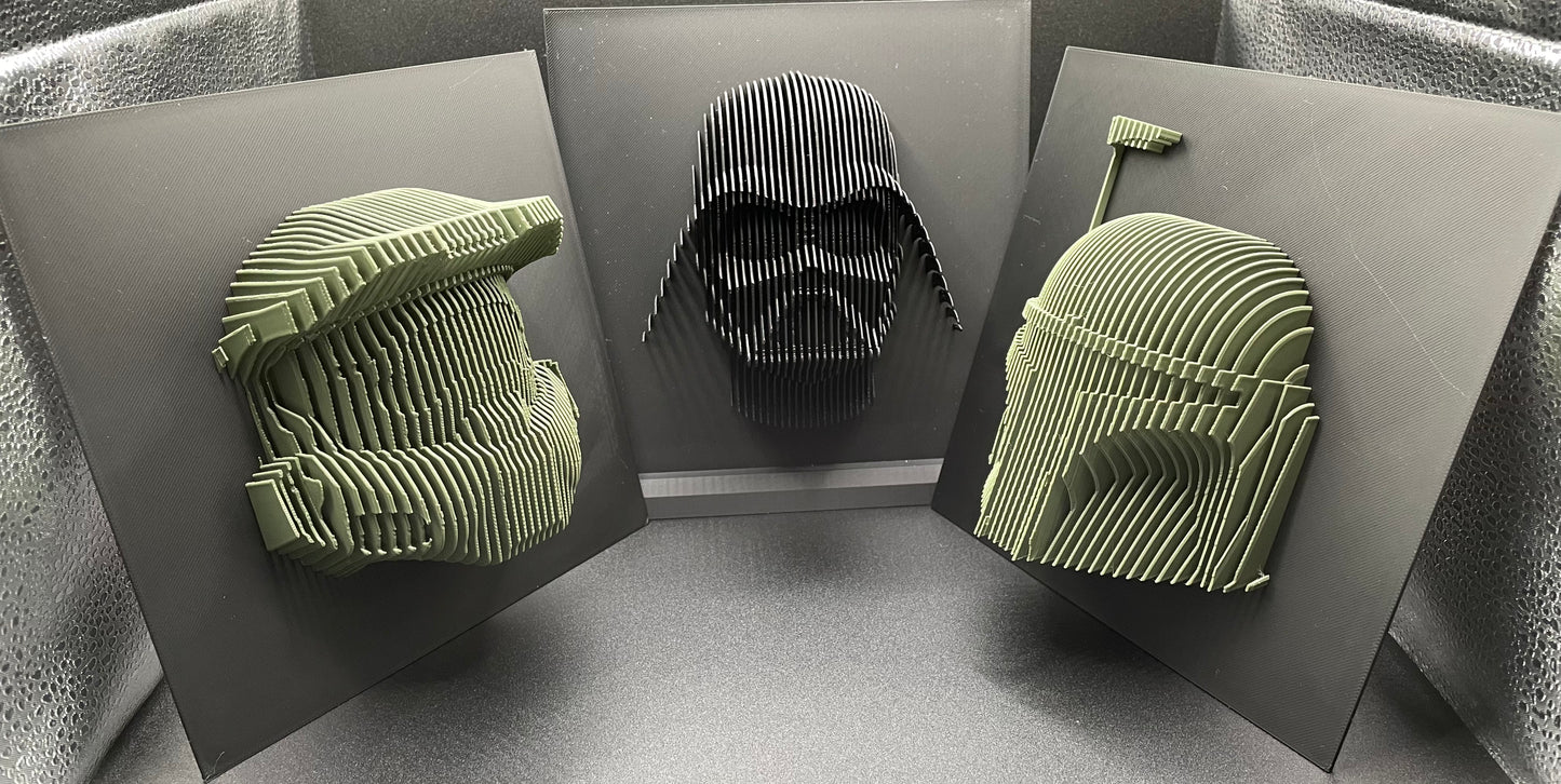 Desk Stand for Sectional 3d Artwork
