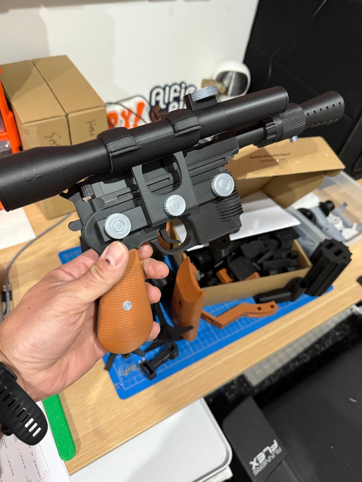 DL-44 Blaster Inspired by Han Solo