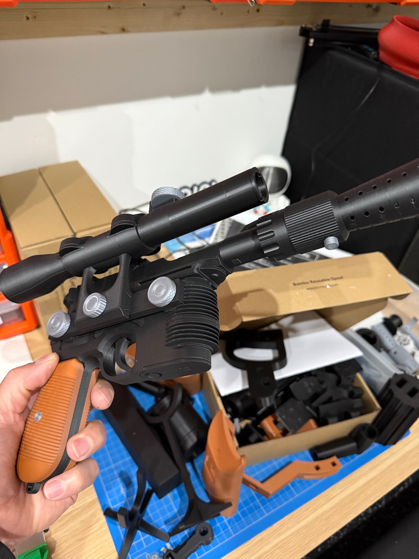 DL-44 Blaster Inspired by Han Solo