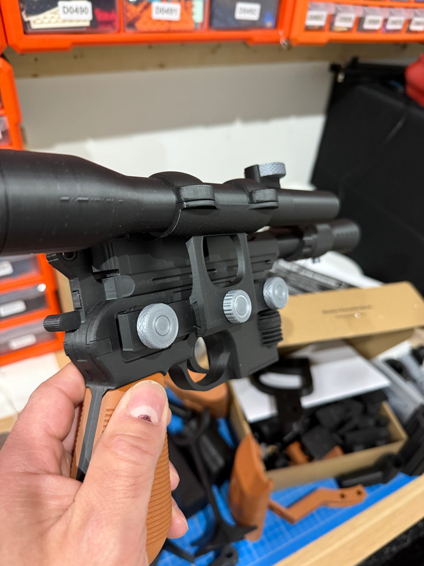 DL-44 Blaster Inspired by Han Solo