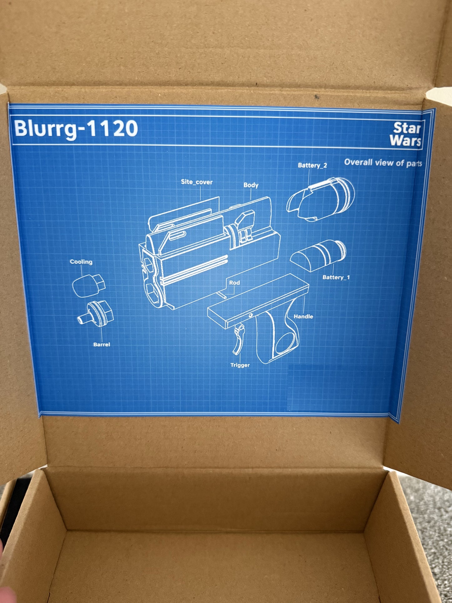 Blurrg-1120 holdout blaster used by Hera Syndulla