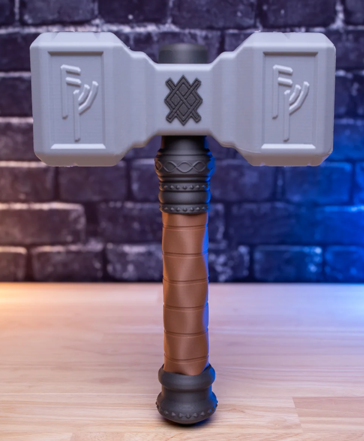 3D Printed Inazuma-Inspired Hammer – Cosplay Model Kit