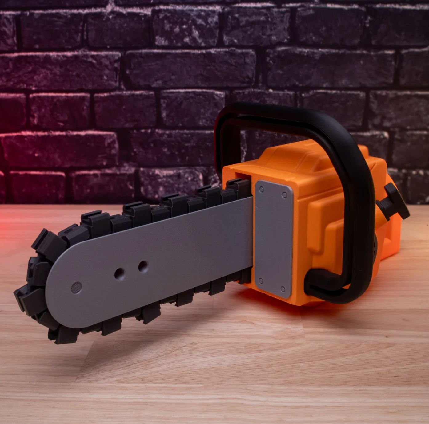 Chainsaw - Chained model Kit - Prop Toy Costume Accessory