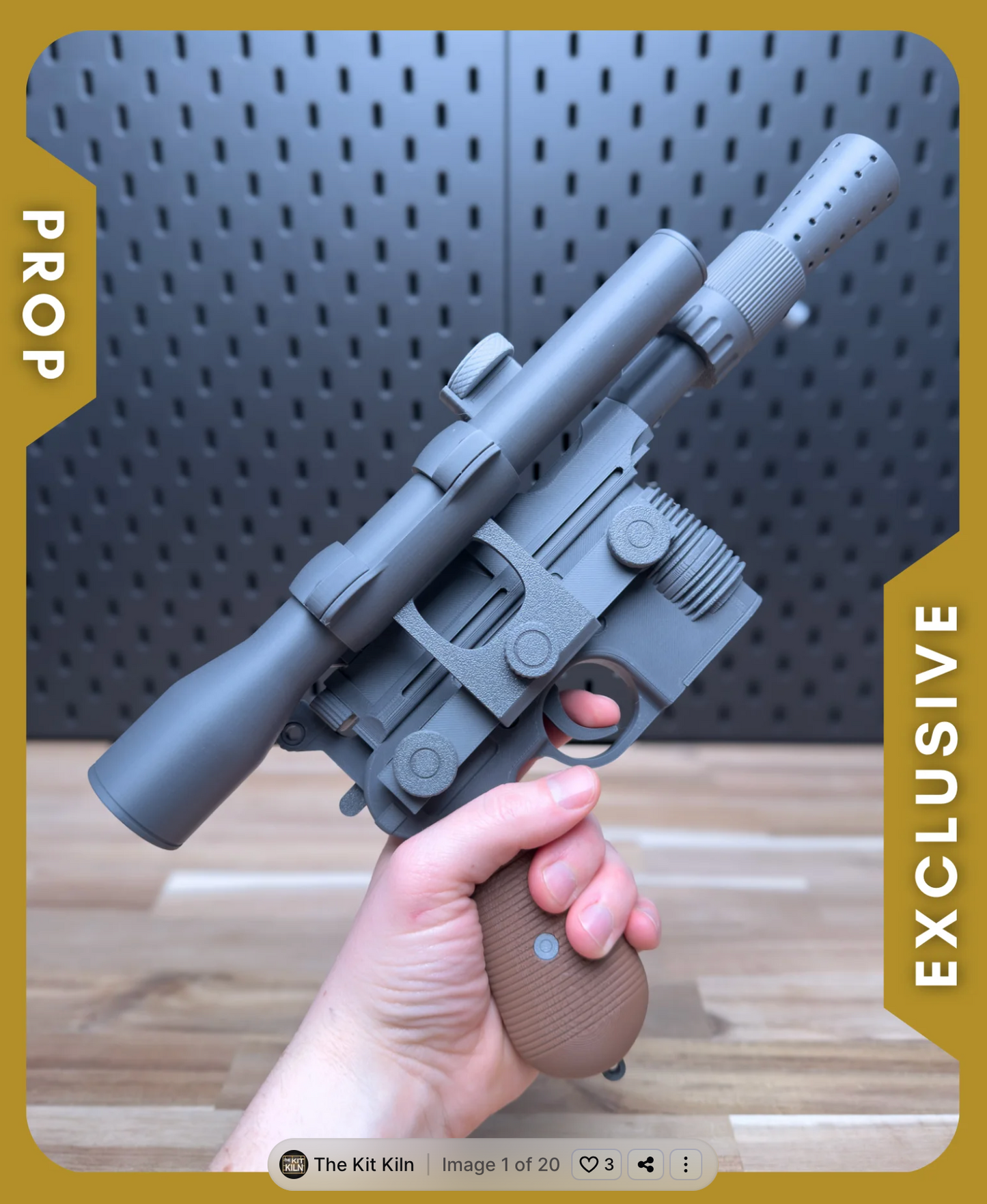 DL-44 Blaster Inspired by Han Solo
