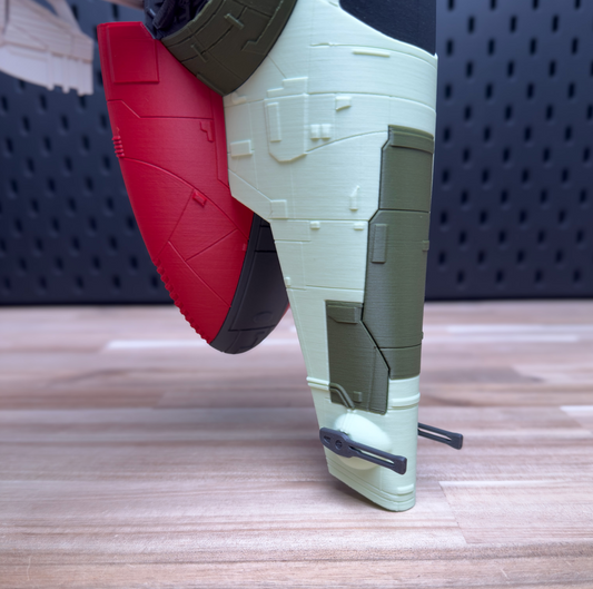 Slave 1 Starship – 3D Printed Push-Fit Model Kit | Boba Fett’s Ship | No-Glue Assembly | Display Prop