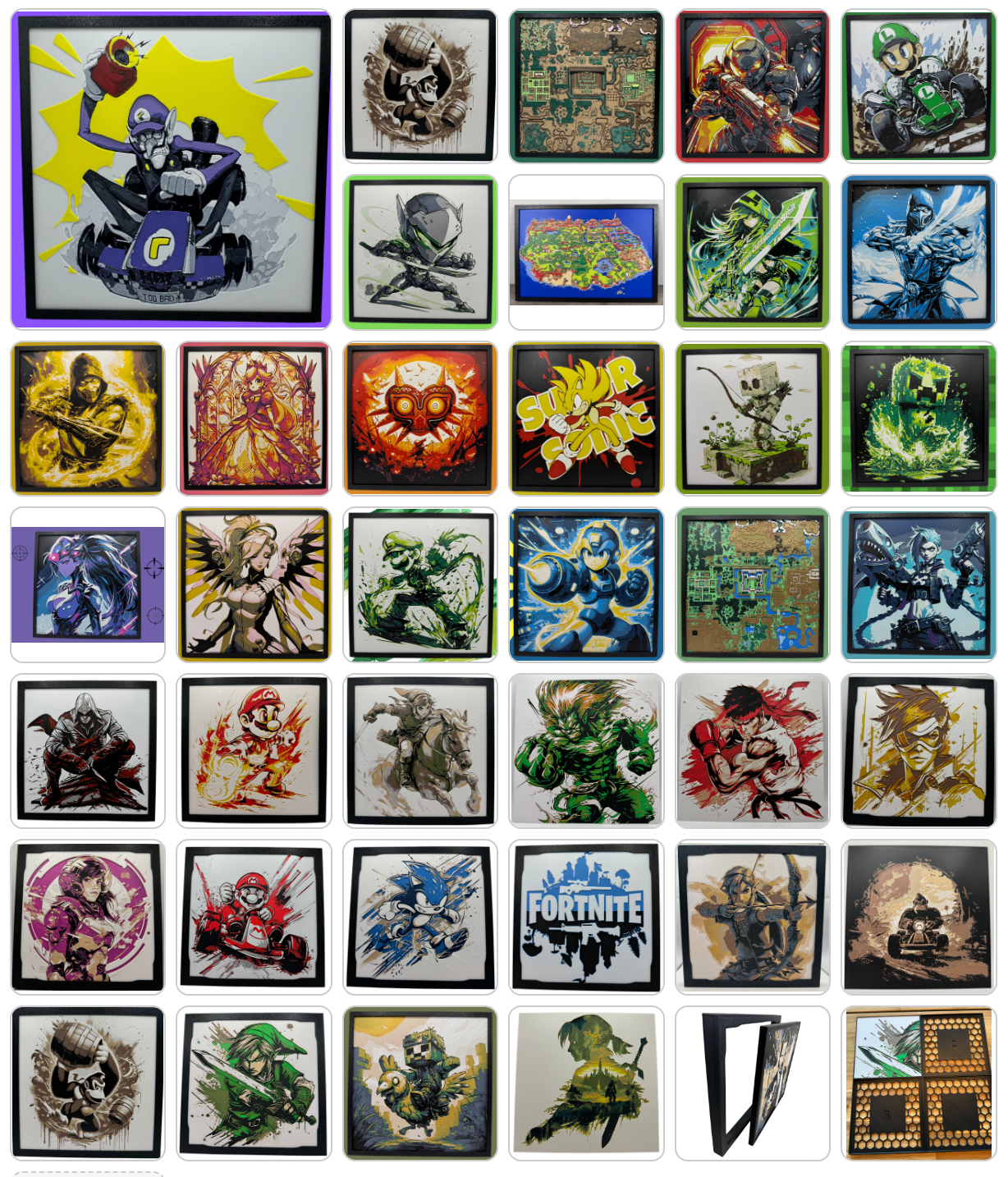 Hueforge - Gaming Images