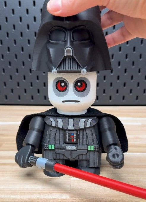 Chunky Darth Vader Model Kit - Star Wars Inspired Toy