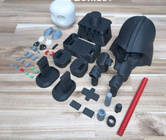 Chunky Darth Vader Model Kit - Star Wars Inspired Toy