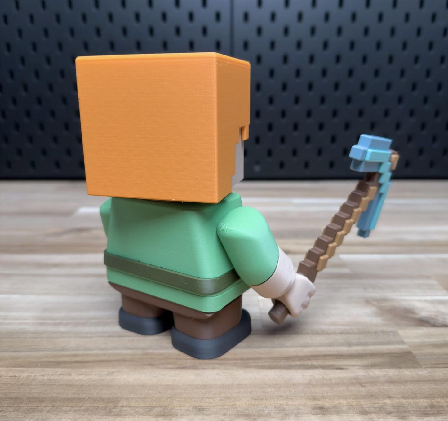 Chunky Alex & Steve | Minecraft Inspired 3D Printed Figures Model kits - Push fit | No Glue kit