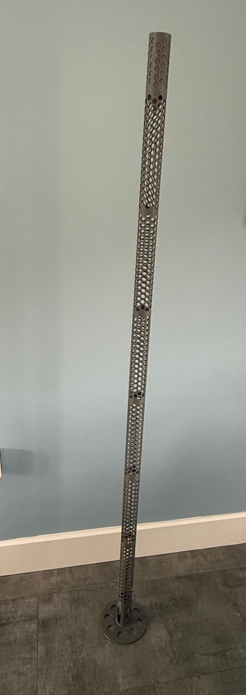 Modular Moss Pole Kit, a 3D printed self-watering moss pole alternative, fully assembled and standing at full height
