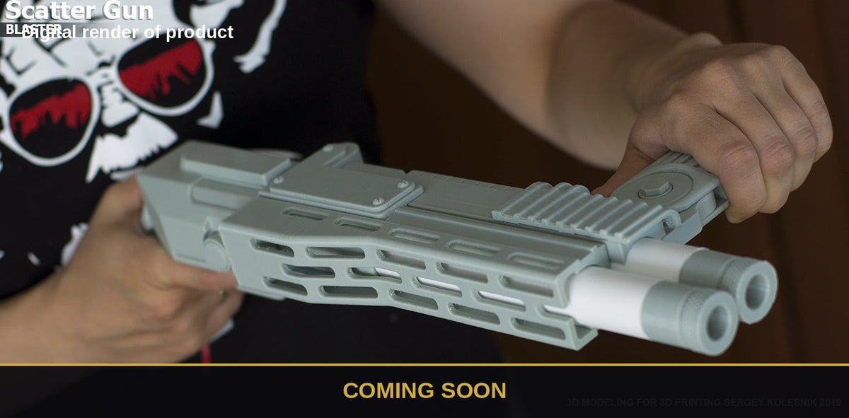 Battlefront 2 Scatter Gun – Star Wars Prop Kit (Coming Soon) - Coming Soon preview (digital render)