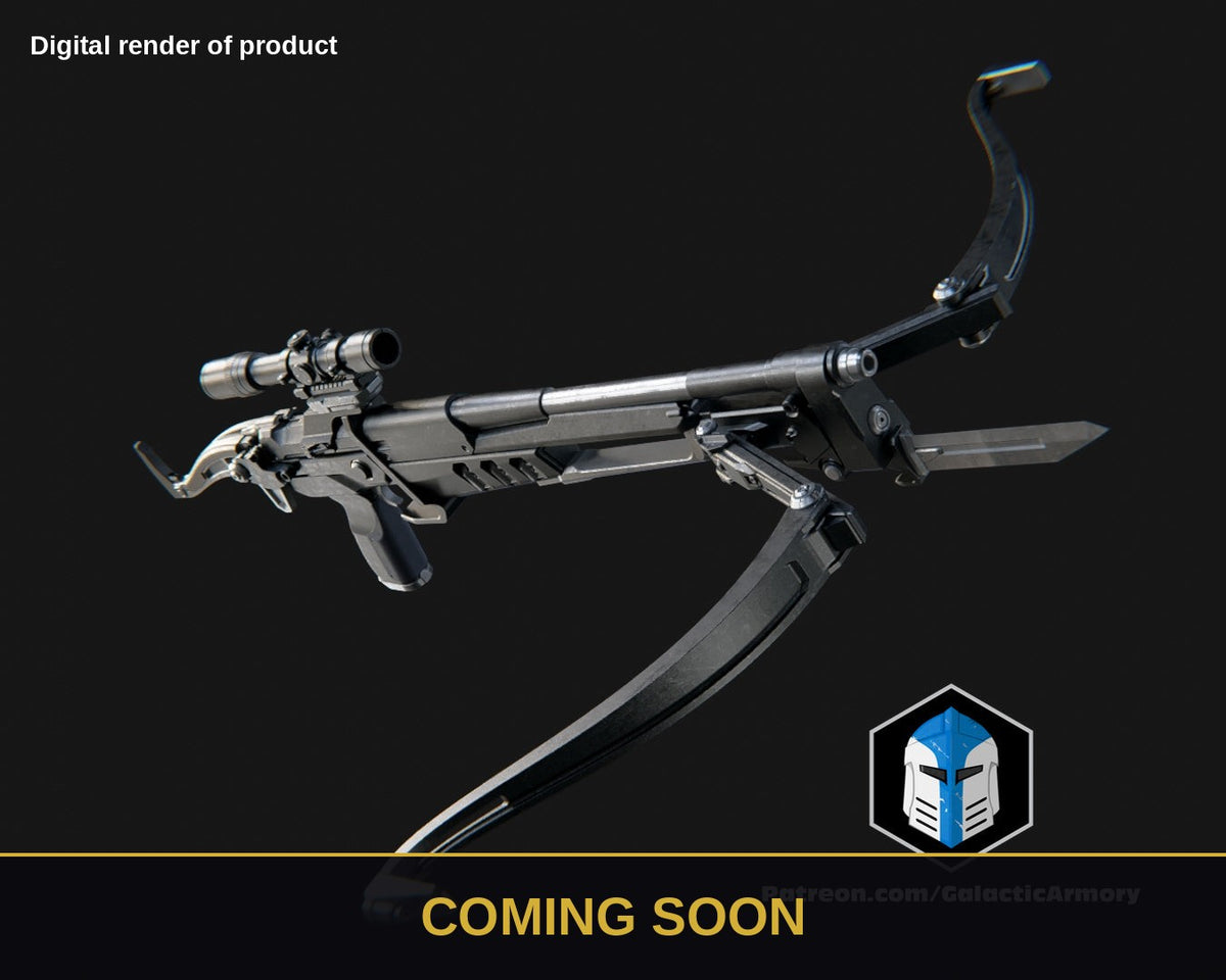 Custom Bowcaster – Star Wars Prop Kit (Coming Soon) - Coming Soon preview (digital render)