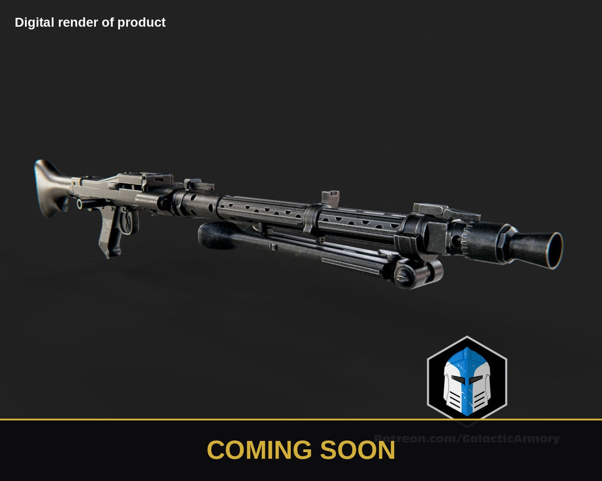 DLT-19 Blaster – Star Wars Prop Kit (Coming Soon) - Coming Soon preview (digital render)