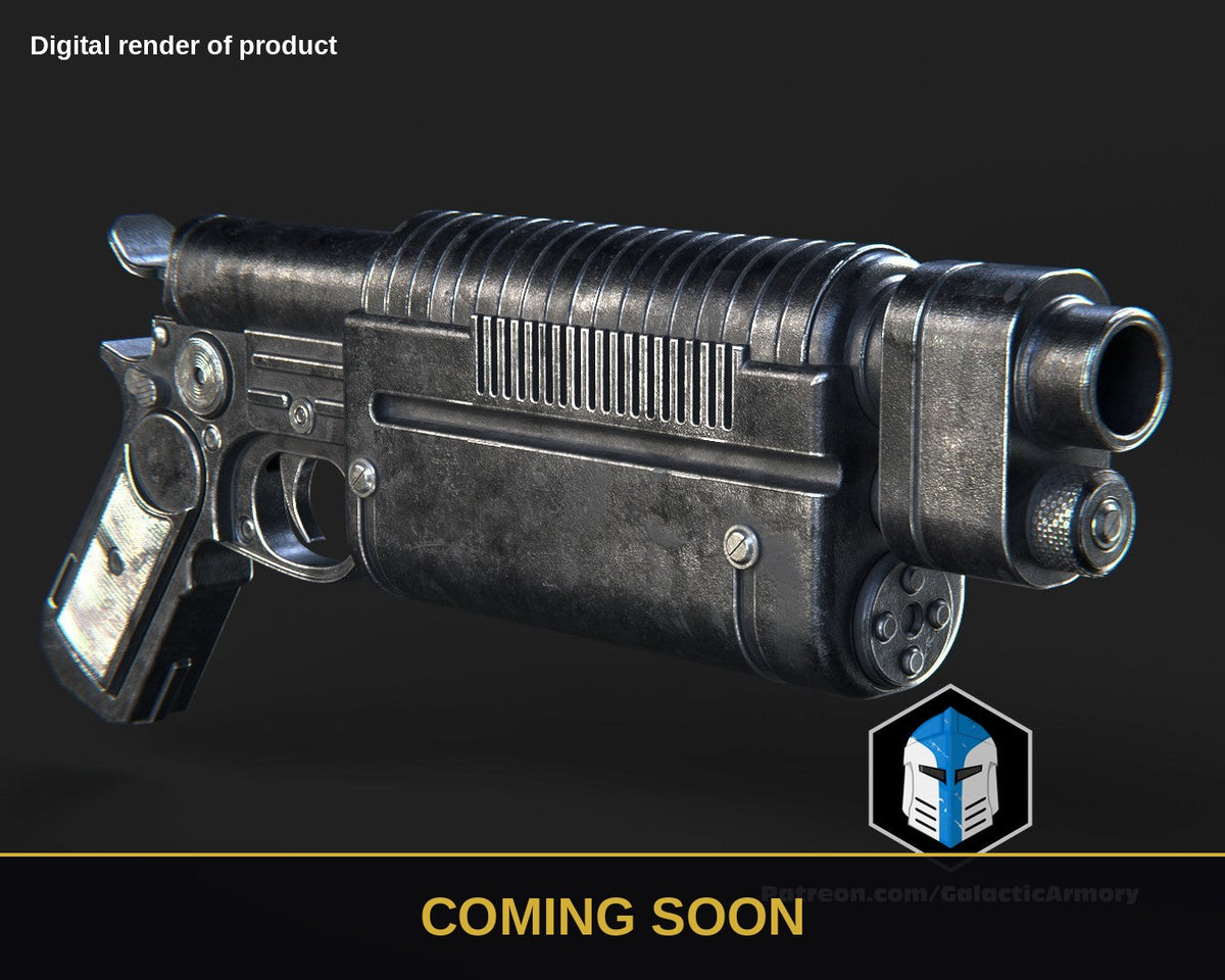 Kyle Katarn Blaster – Star Wars Prop Kit (Coming Soon) - Coming Soon preview (digital render)
