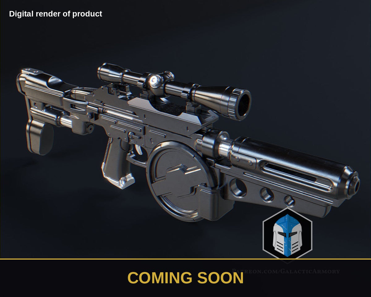 M-5 ARC Trooper Blaster – Star Wars Prop Kit (Coming Soon) - Coming Soon preview (digital render)