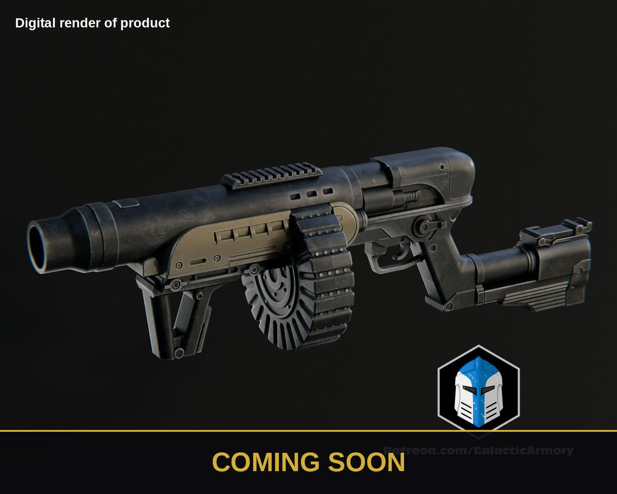 Pyke Syndicate Tommy Gun – Star Wars Prop Kit (Coming Soon) - Coming Soon preview (digital render)