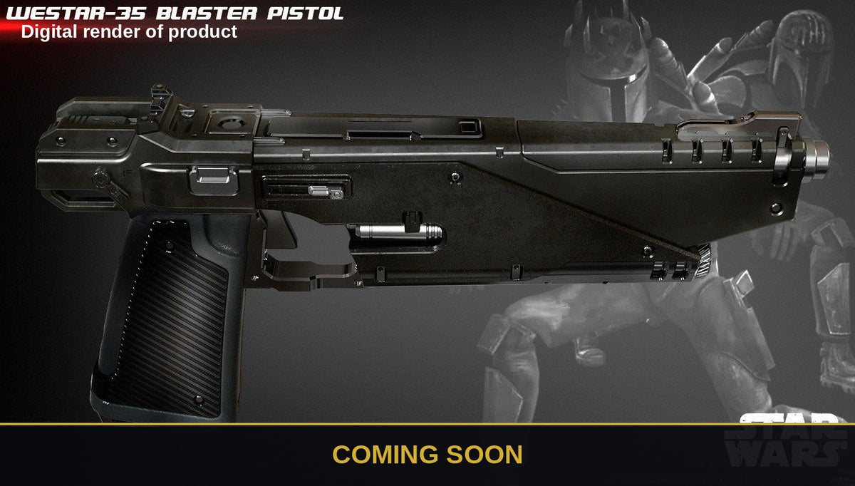 Westar 35 Blaster – Star Wars Prop Kit (Coming Soon) - Coming Soon preview (digital render)