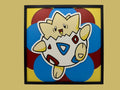 Togepi layered 3D wall art panel