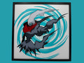 Darkrai layered 3D wall art panel