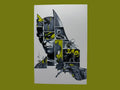 Batman 80th Anniversary layered 3D wall art panel