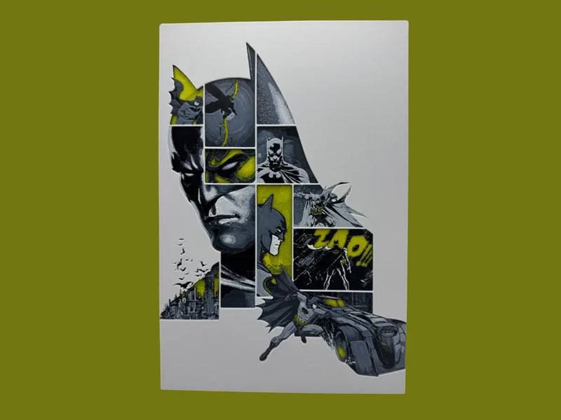 Layered 3D Art Panel - Batman 80th Anniversary Hueforge
