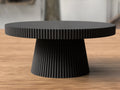Juno Ribbed Display Stand, Japandi style tray