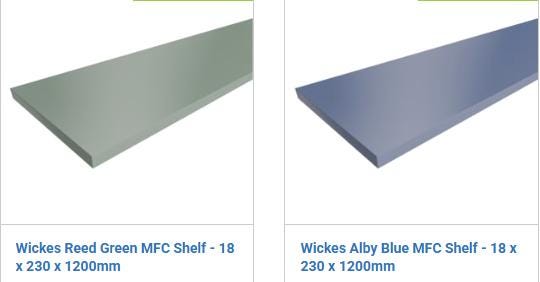 Desk Riser legs fits Wickes MFC Shelf furniture board - 300mm width