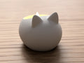 Cat LED tealight holder, fuzzy texture