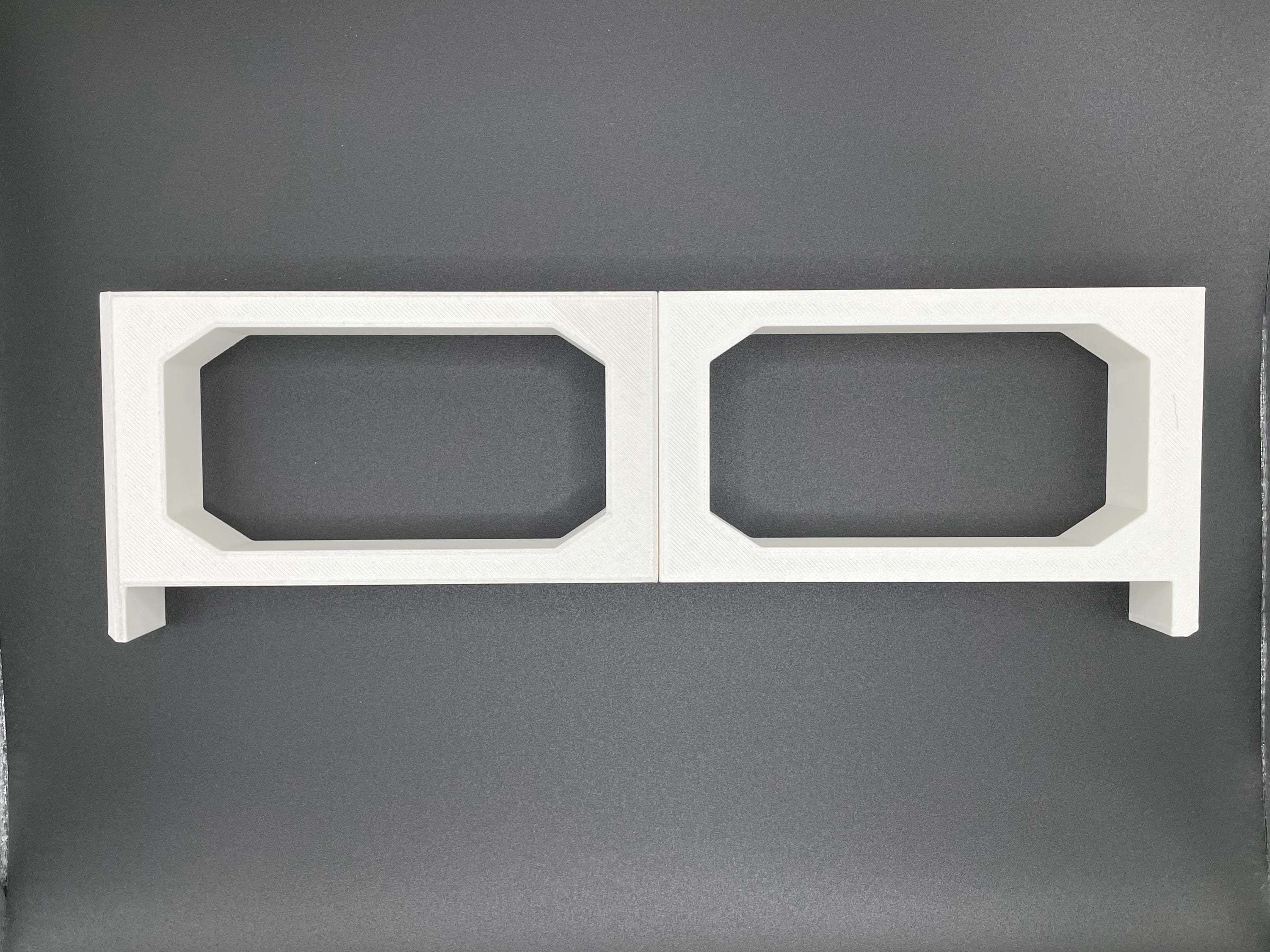 Desk Riser legs fits Wickes MFC Shelf furniture board - 300mm width