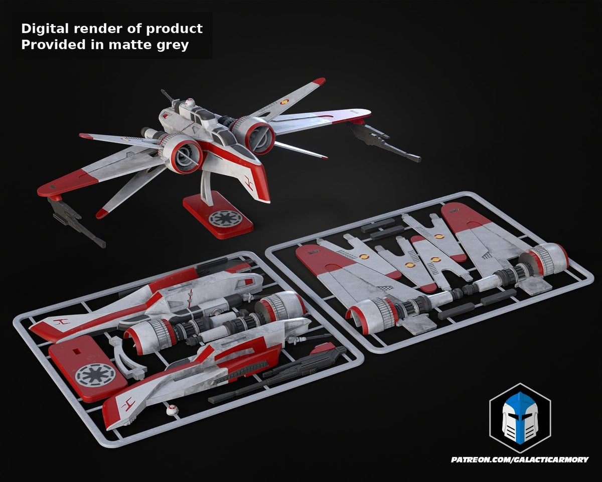 Digital render of product, Provided in matte grey