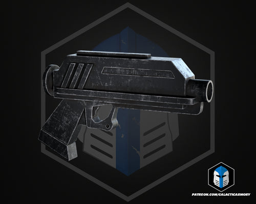 Animated DC-17 Blaster Pistol