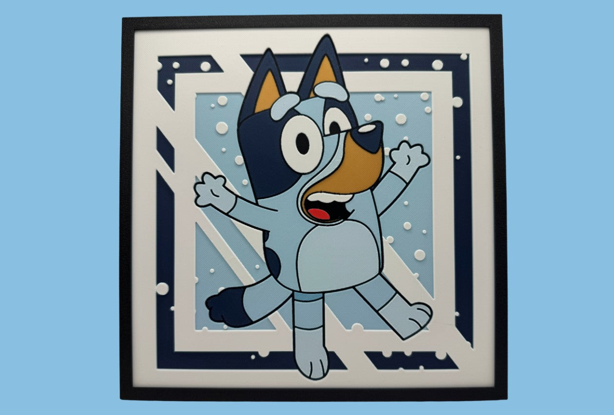 Bluey Wandkunst
