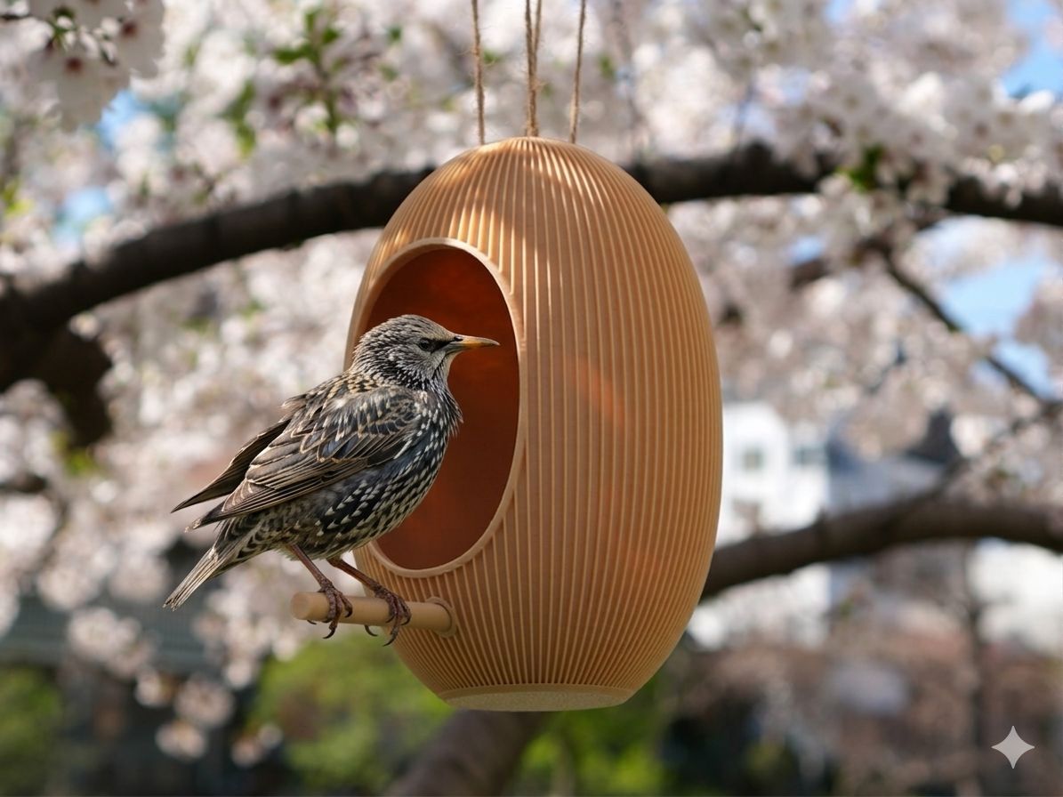 Bird Feeder - Japandi style
