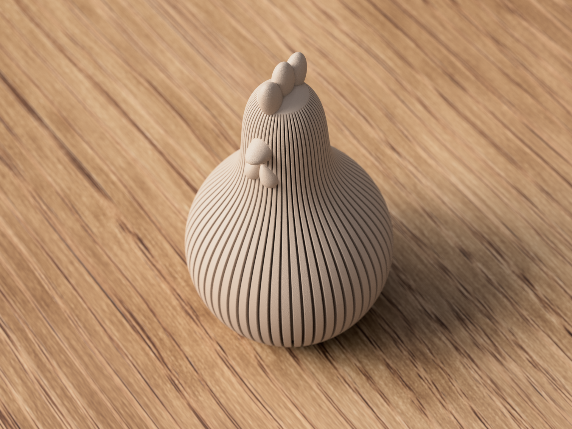 Modern Easter Chicken Decorations