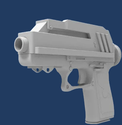 3d printed hand blaster model kit DC-17 based on the game version