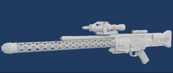 3D Printed model Kit of DLT-20A Blaster rifle 