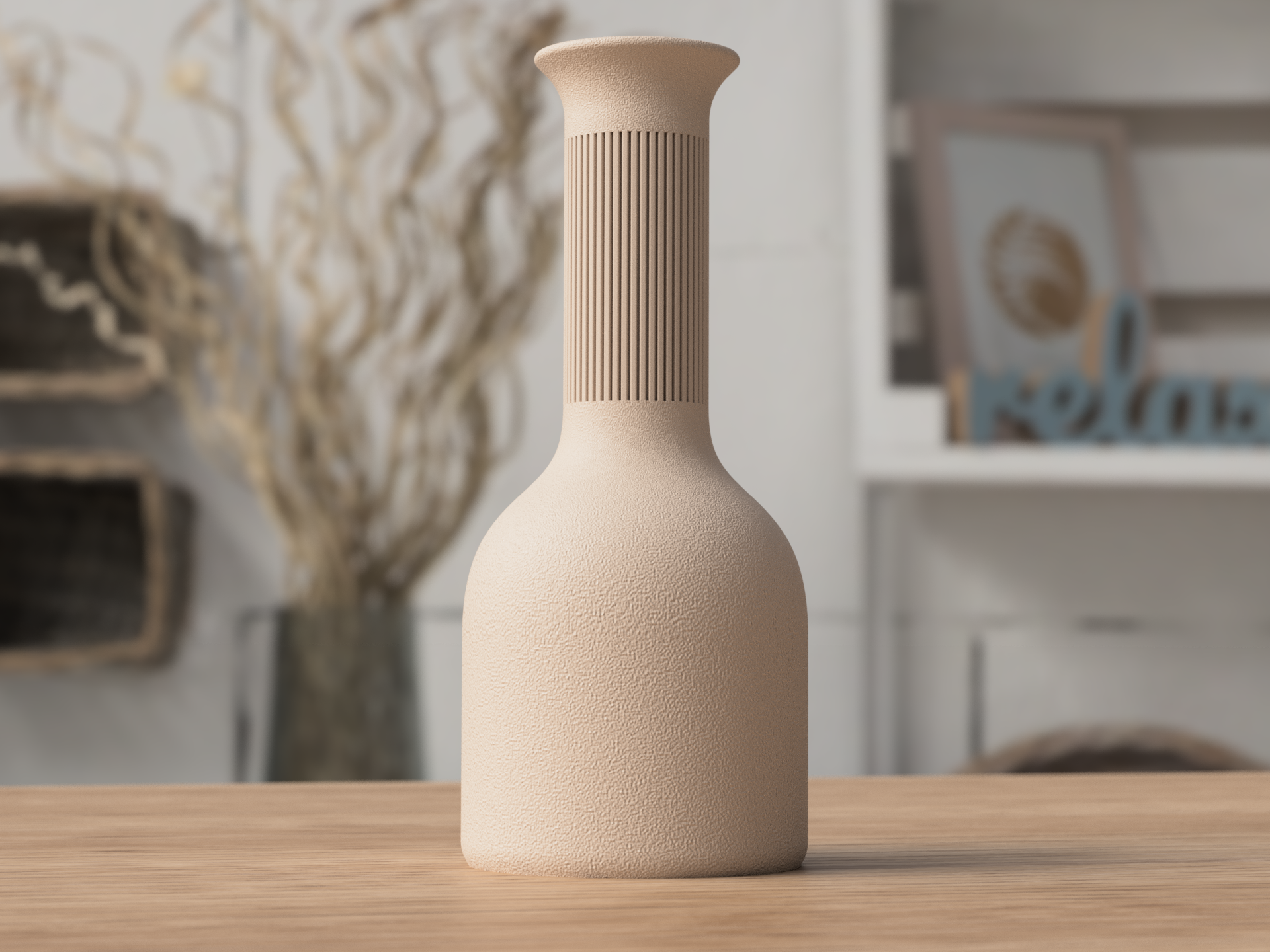 Hoji Vase – 3D Printed Japandi Home Décor