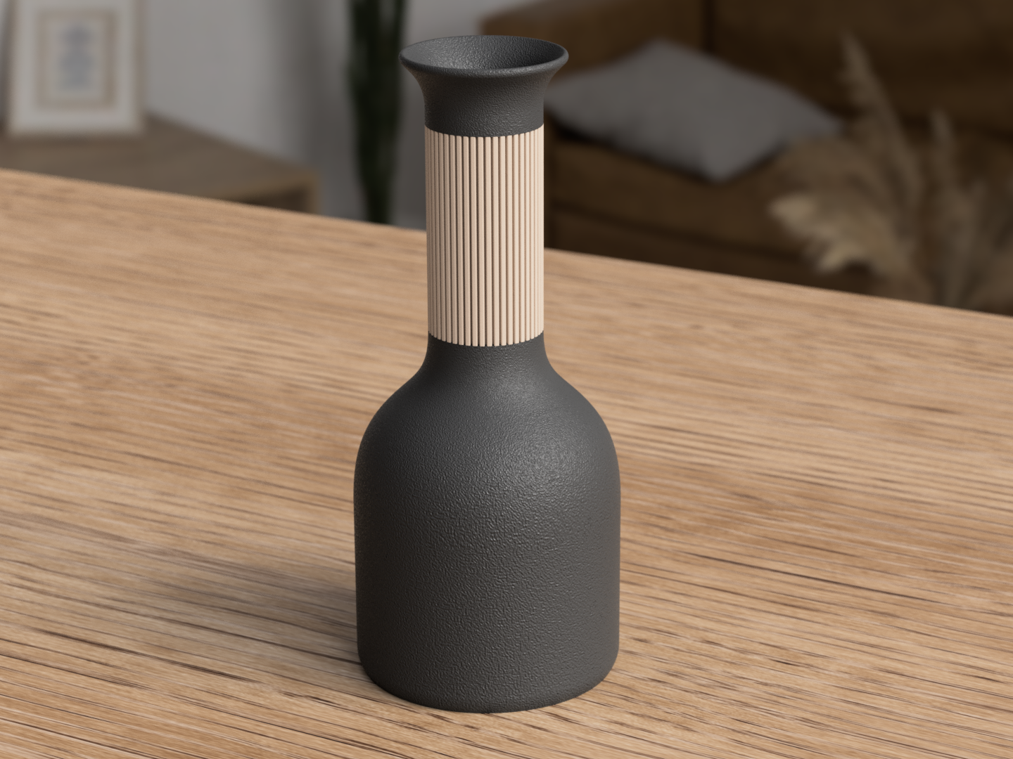 Hoji Vase – 3D Printed Japandi Home Décor