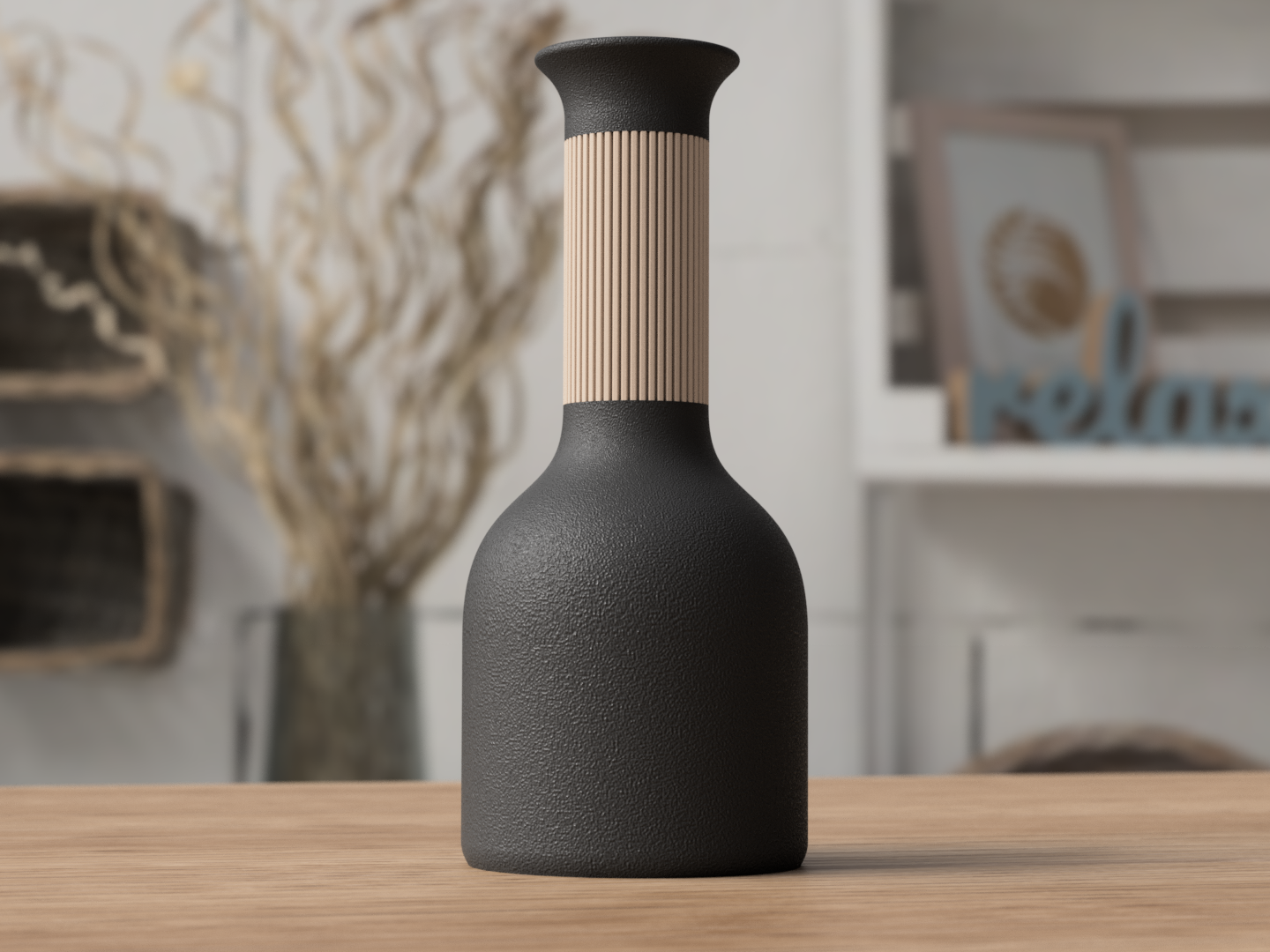 Hoji Vase – 3D Printed Japandi Home Décor