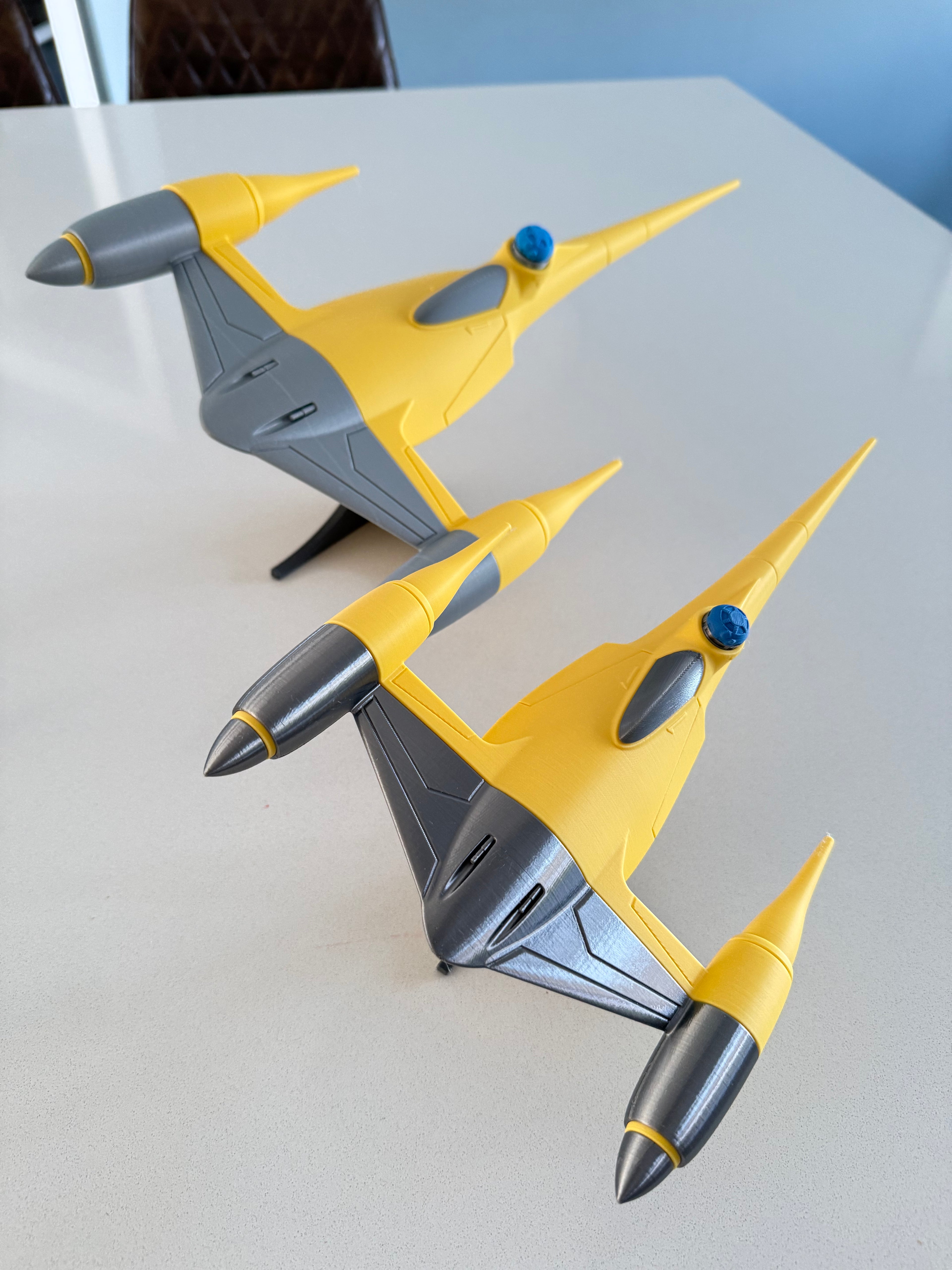 Naboo N-1 Starfighter, 3D printed model kit, view 5