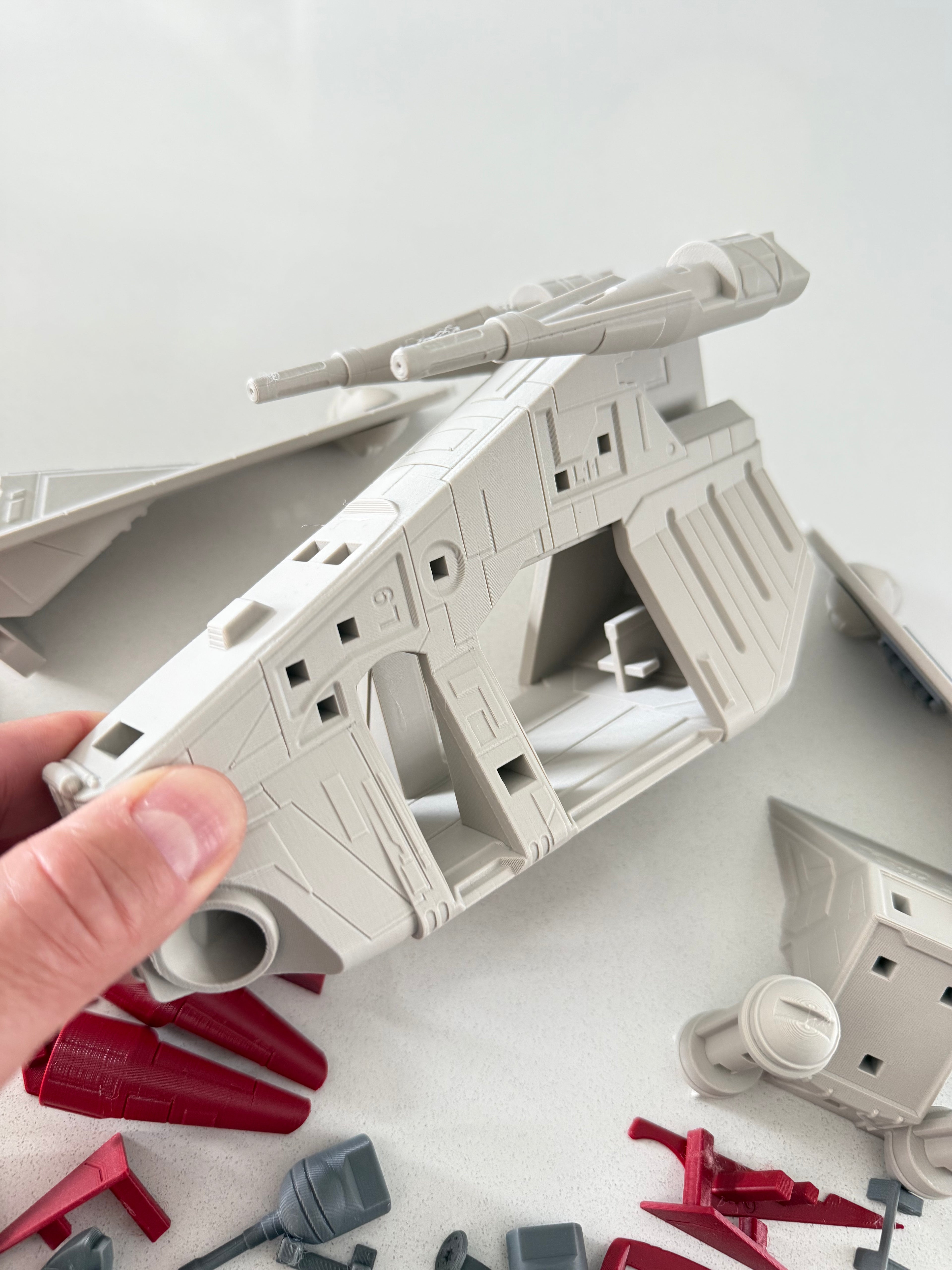 LAAT Republic Gunship – Star Wars 3D Printed Model Kit | Clone Wars Fan Gift | UK Made