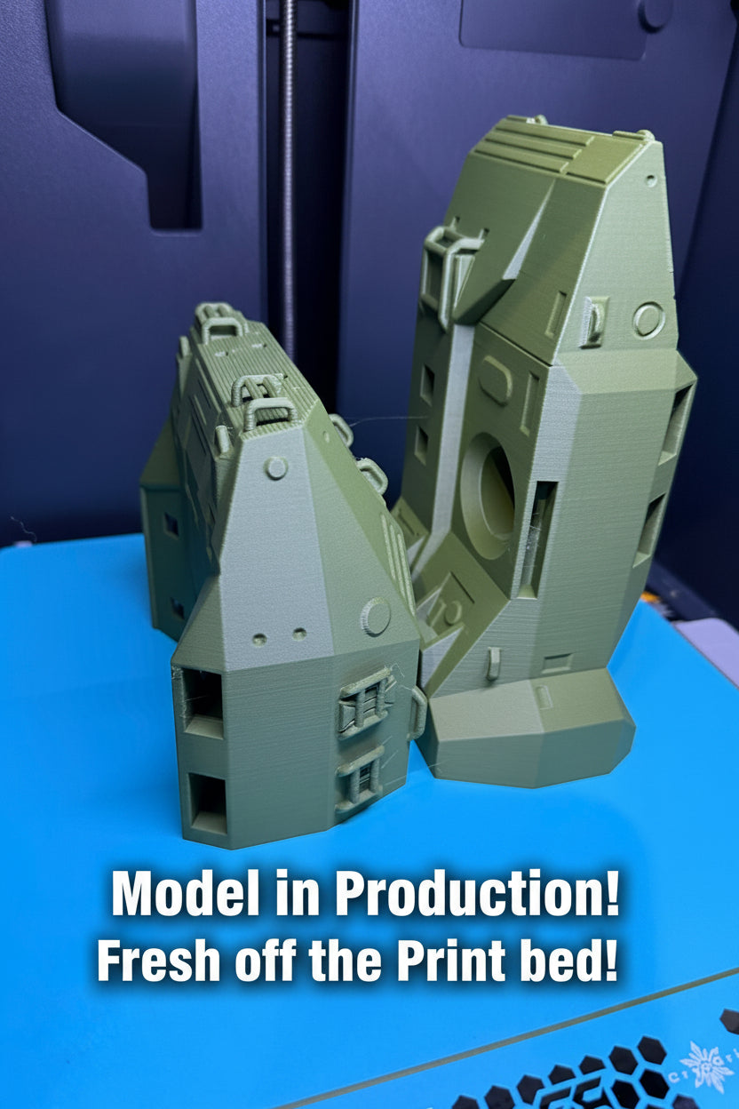 M808 Scorpion Tank – Halo 3D Printed Vehicle Kit | Moving Tracks & Rotating Turret