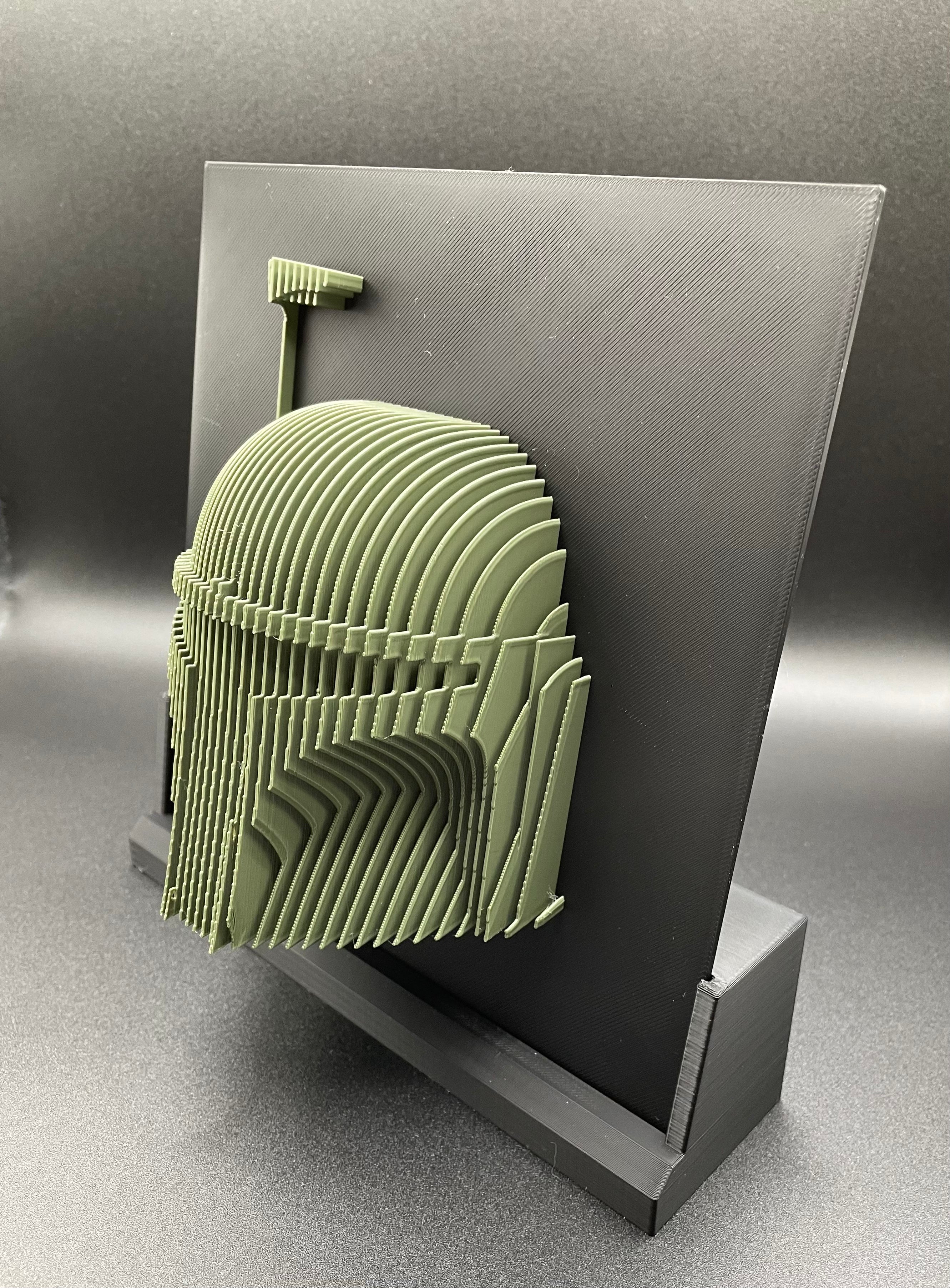 Sectional 3D Artwork - Boba Fett