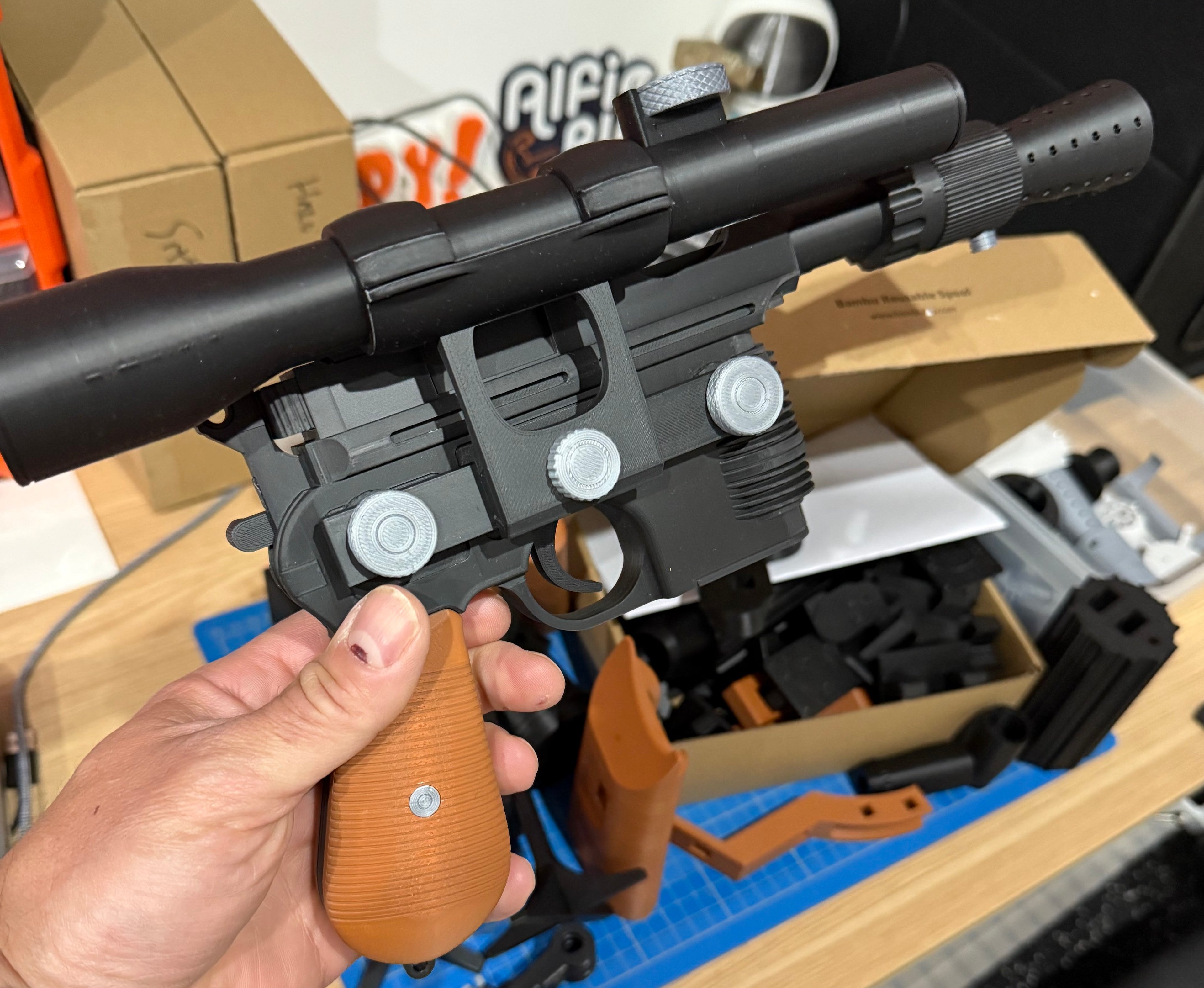 DL-44 Blaster Inspired by Han Solo