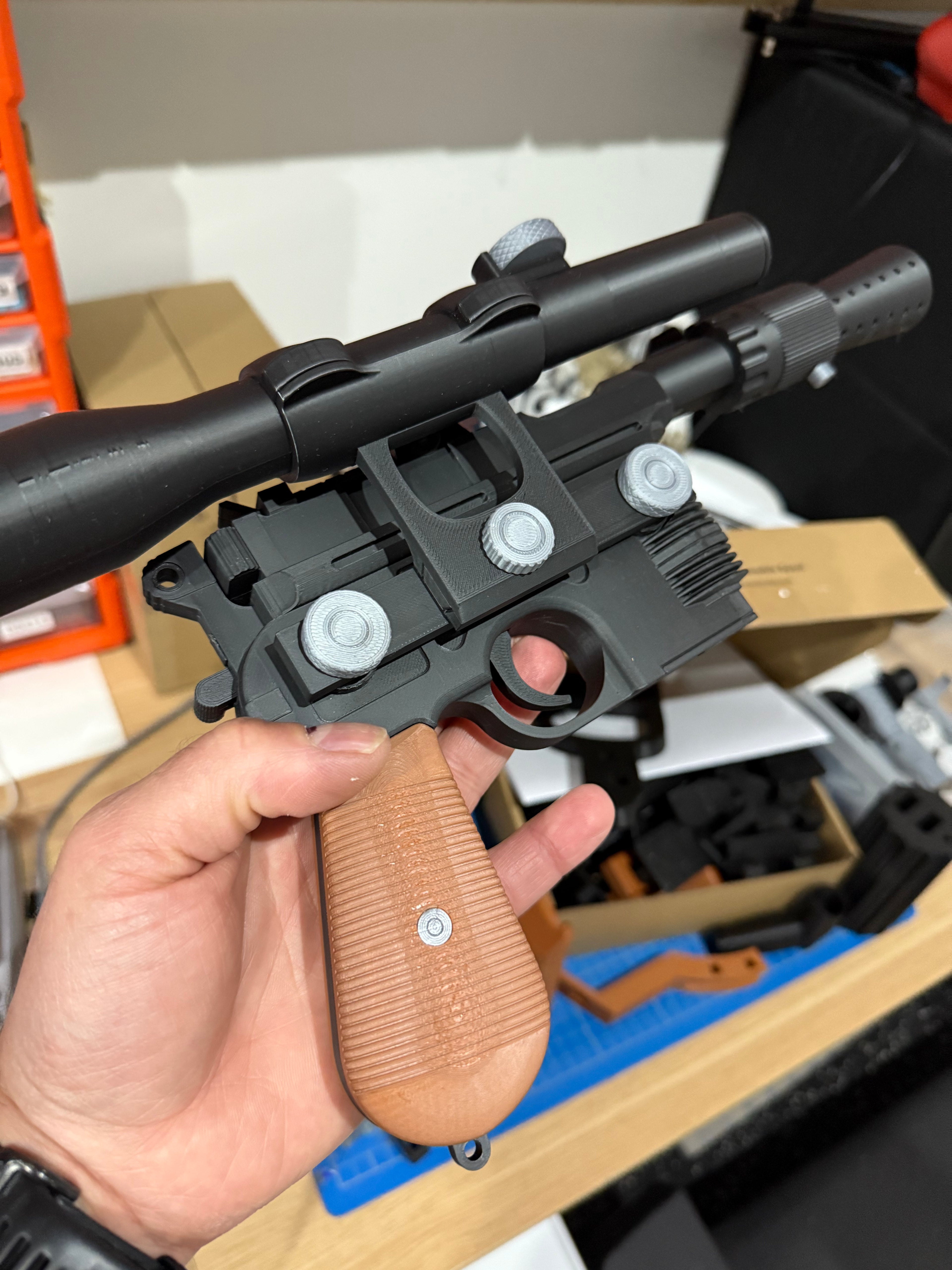 DL-44 Blaster Inspired by Han Solo