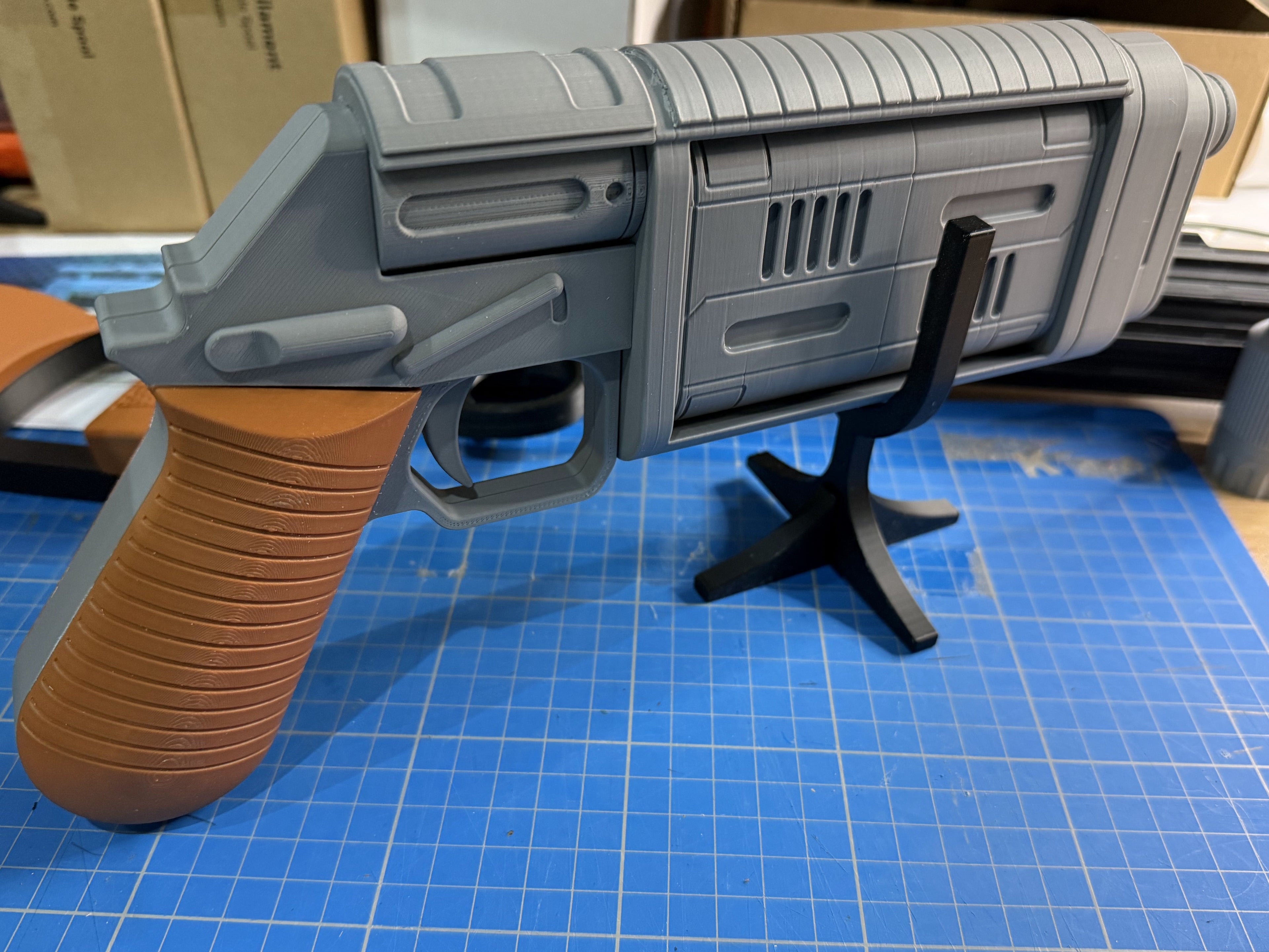Model Kit of the Iconic MW-20 Bryar Blaster