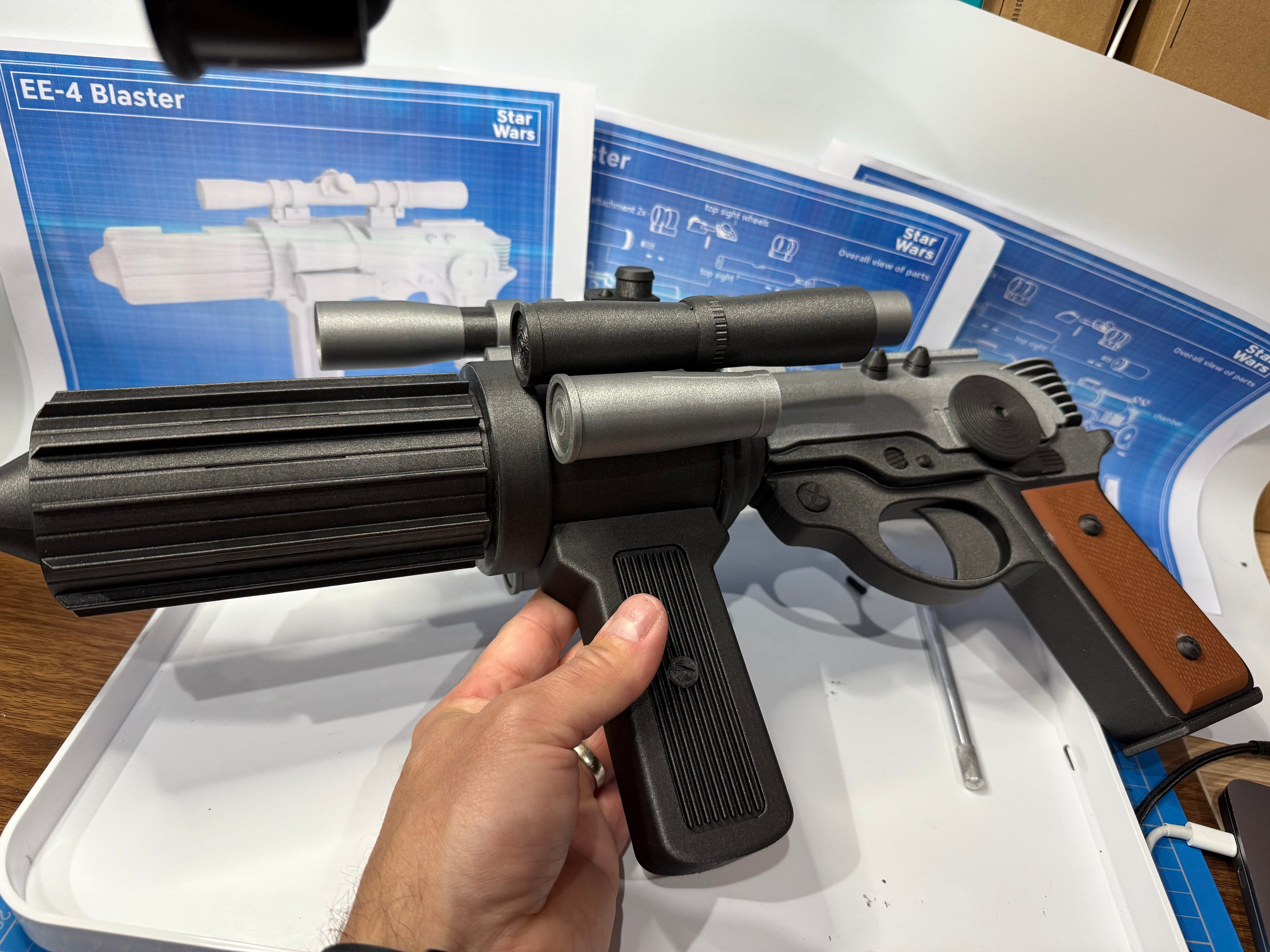 EE-4 Blaster Model Kit | Cosplay | Prop | Display Piece