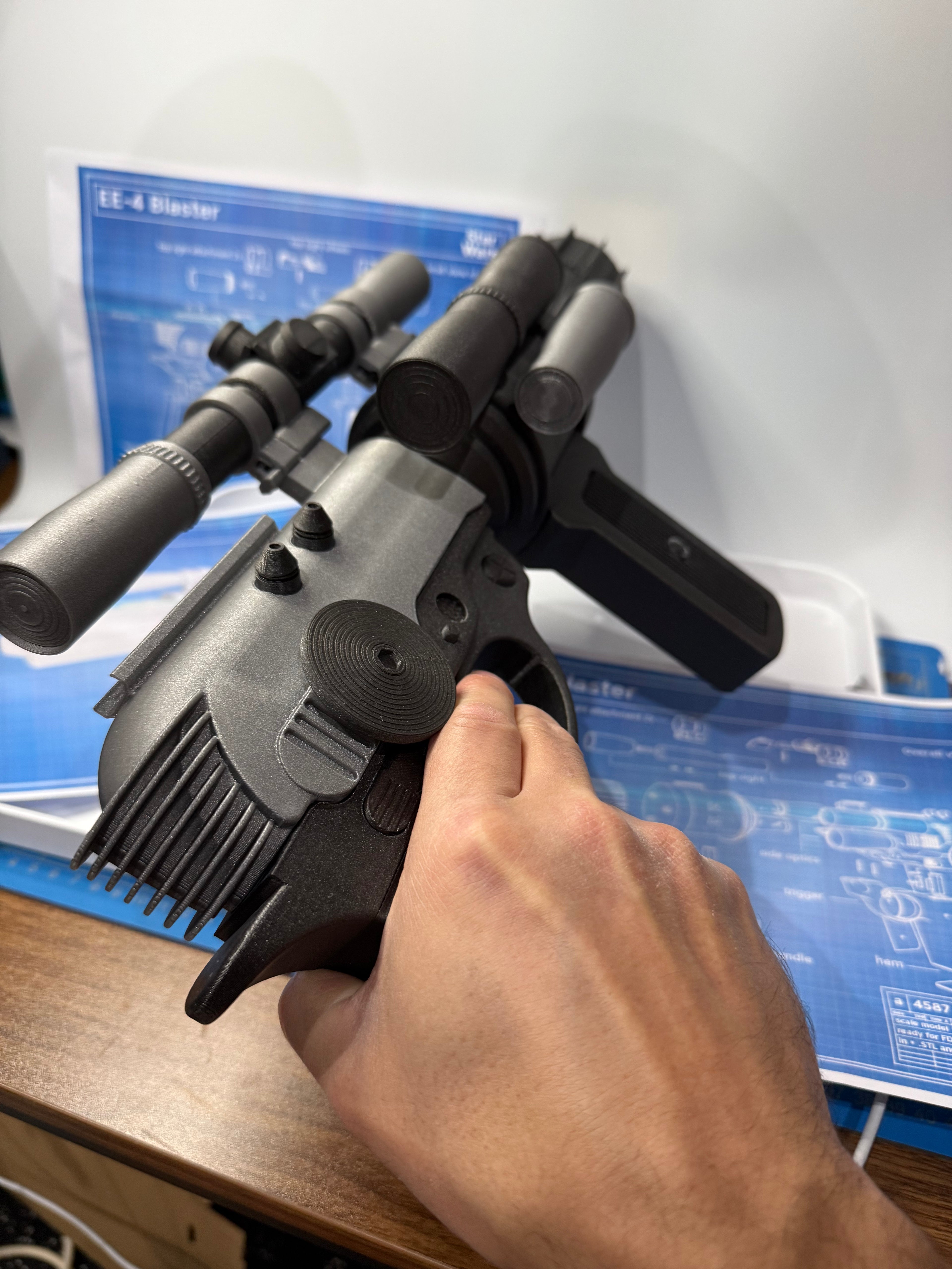 EE-4 Blaster Model Kit | Cosplay | Prop | Display Piece