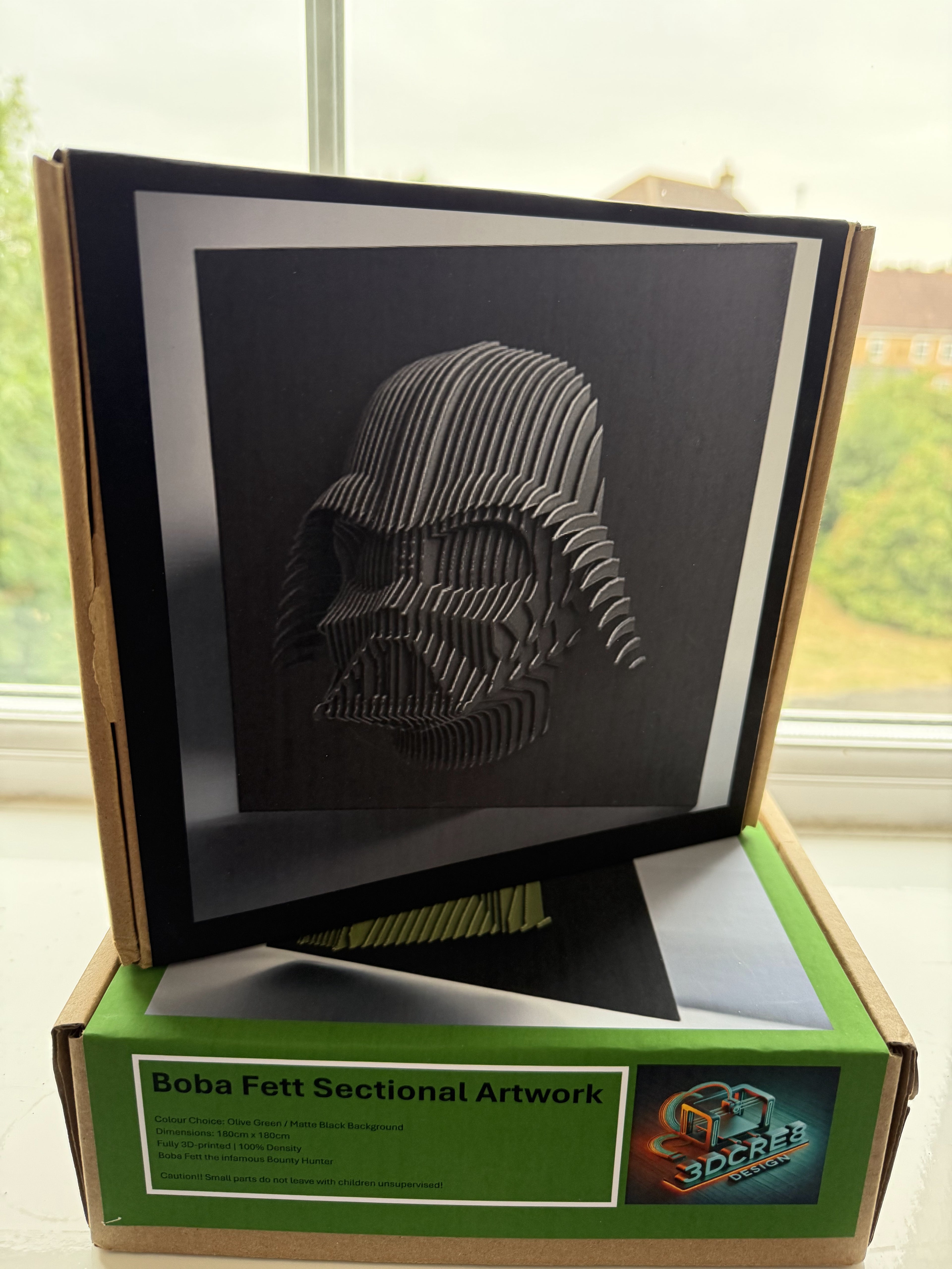 Sectional 3D Artwork - Darth Vader